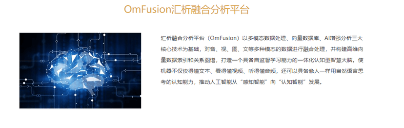 联汇科技-OmFusion汇析融合分析平台