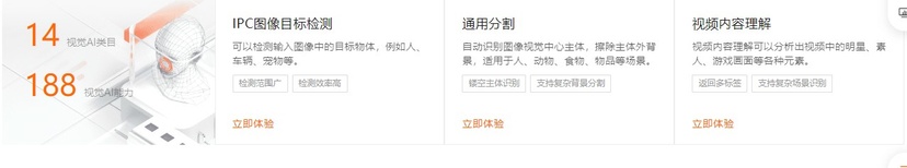 阿里云×达摩院 视觉智能开放平台
