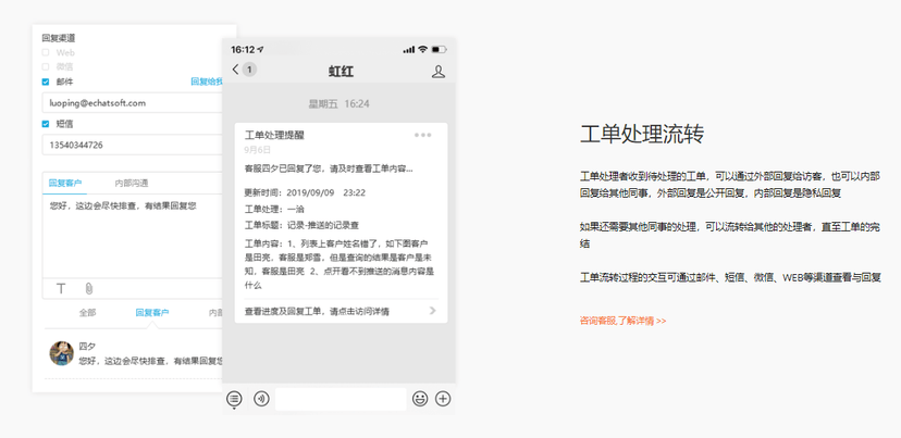 一洽工单支持系统