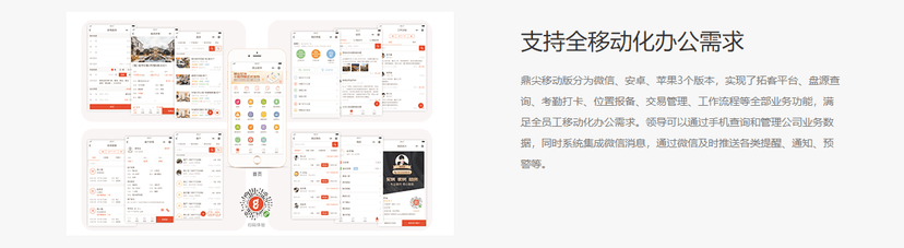 鼎尖软件-房产中介管理系统