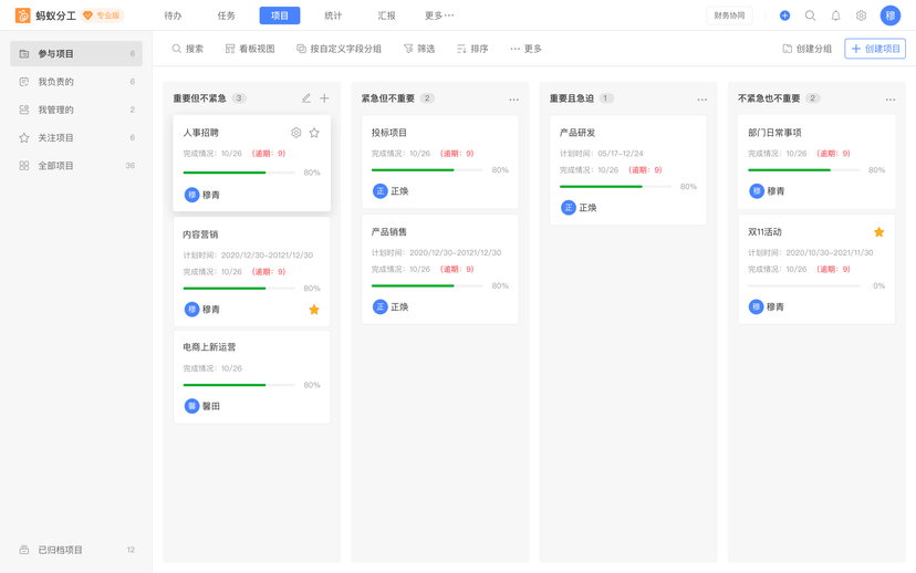 蚂蚁分工